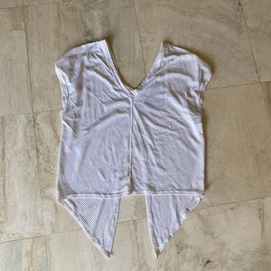Lululemon tie back sheer top